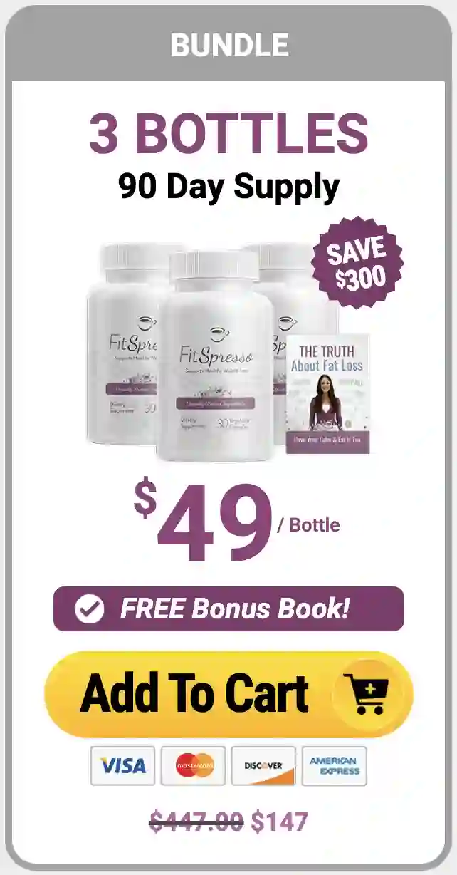 FitSpresso three bottle price